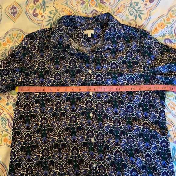 Talbots • Fine Corduroy Patterned Button Up - Picture 9 of 13
